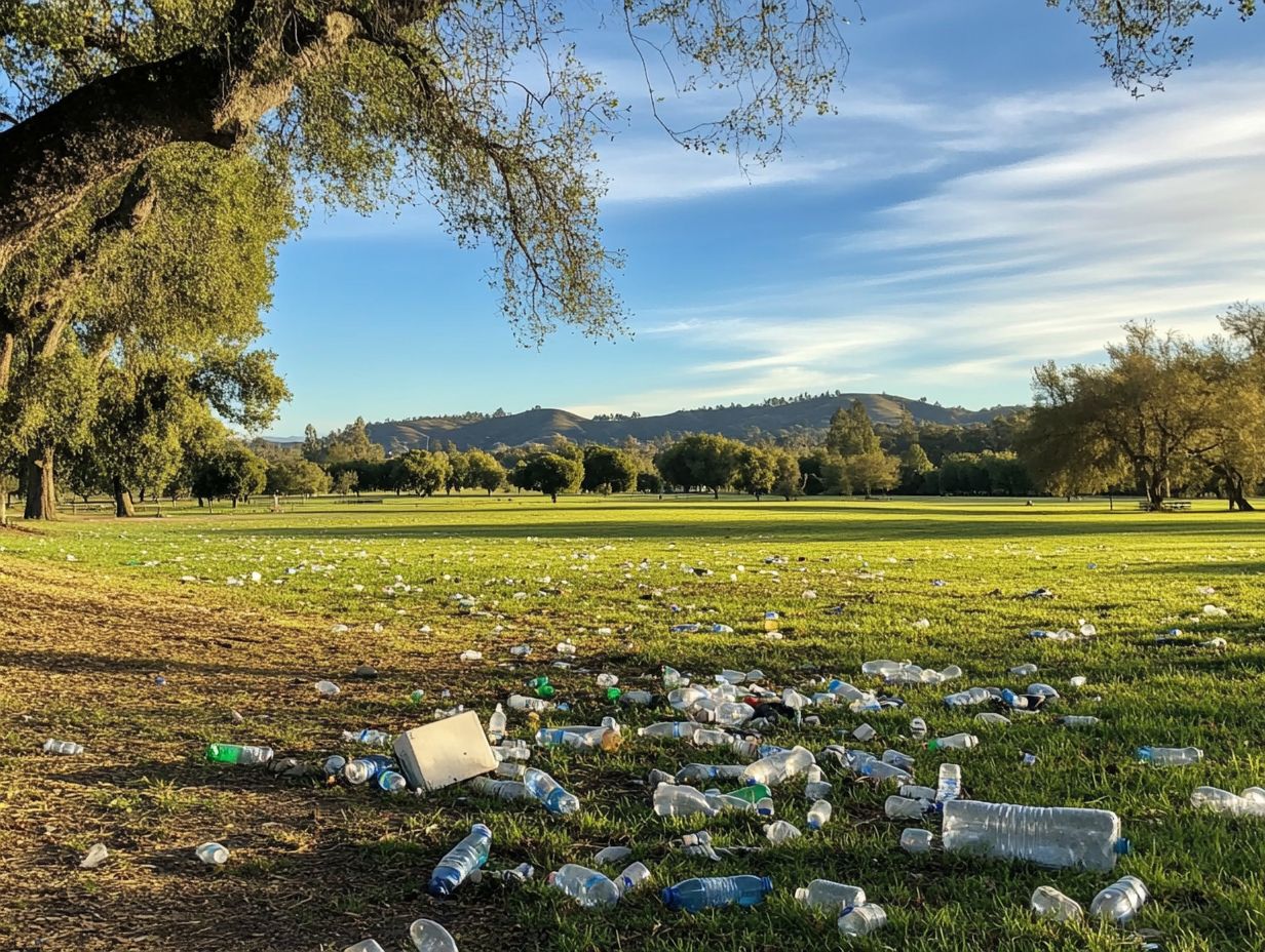 The Impact of Littering on Alamo, CA